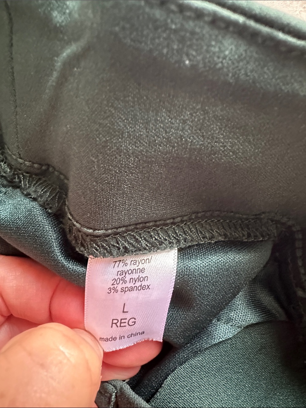 Maurices Forest Green Dress Pants Size Large Regular - Picture 4 of 9